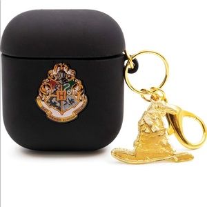 Harry Potter Hogwart's Crest Airpods Case-Compatible with Airpods Gen 1 & 2